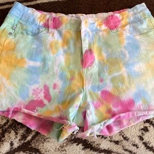 Judy Blue size Large (10-12) Tye Die shorts
